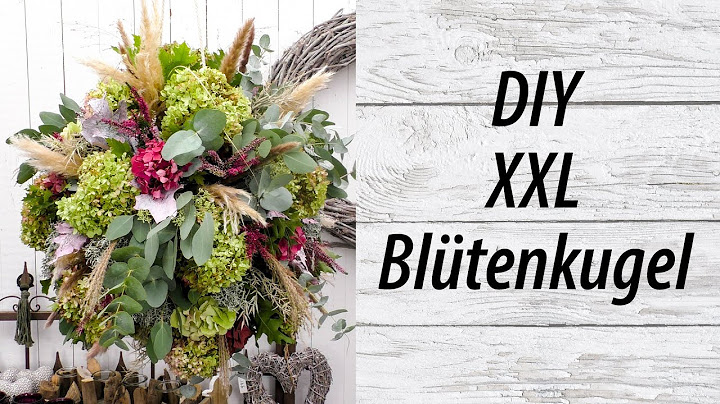 Schwebende Gärten - XXL Hortensien Kugel als Herbst Deko, 3 Varianten