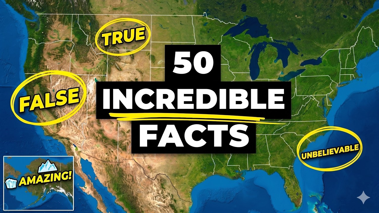 50 CRAZIEST Facts About Every US State (Unheard Facts) - YouTube