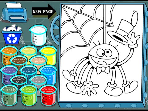spider coloring pages for kids spider coloring pages