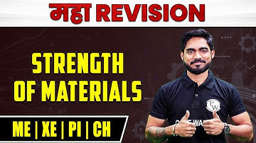 Strength of Materials | Maha Revision | Mechanical