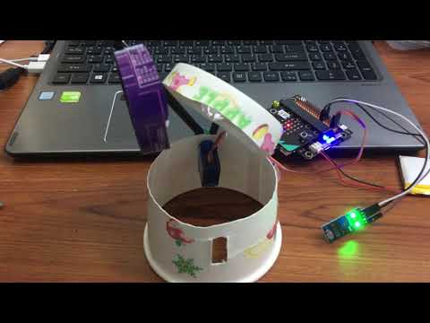 睿式麥克筆(阿睿老師的micro:bit程式課) 吃硬幣的紙杯-光敏電阻測試