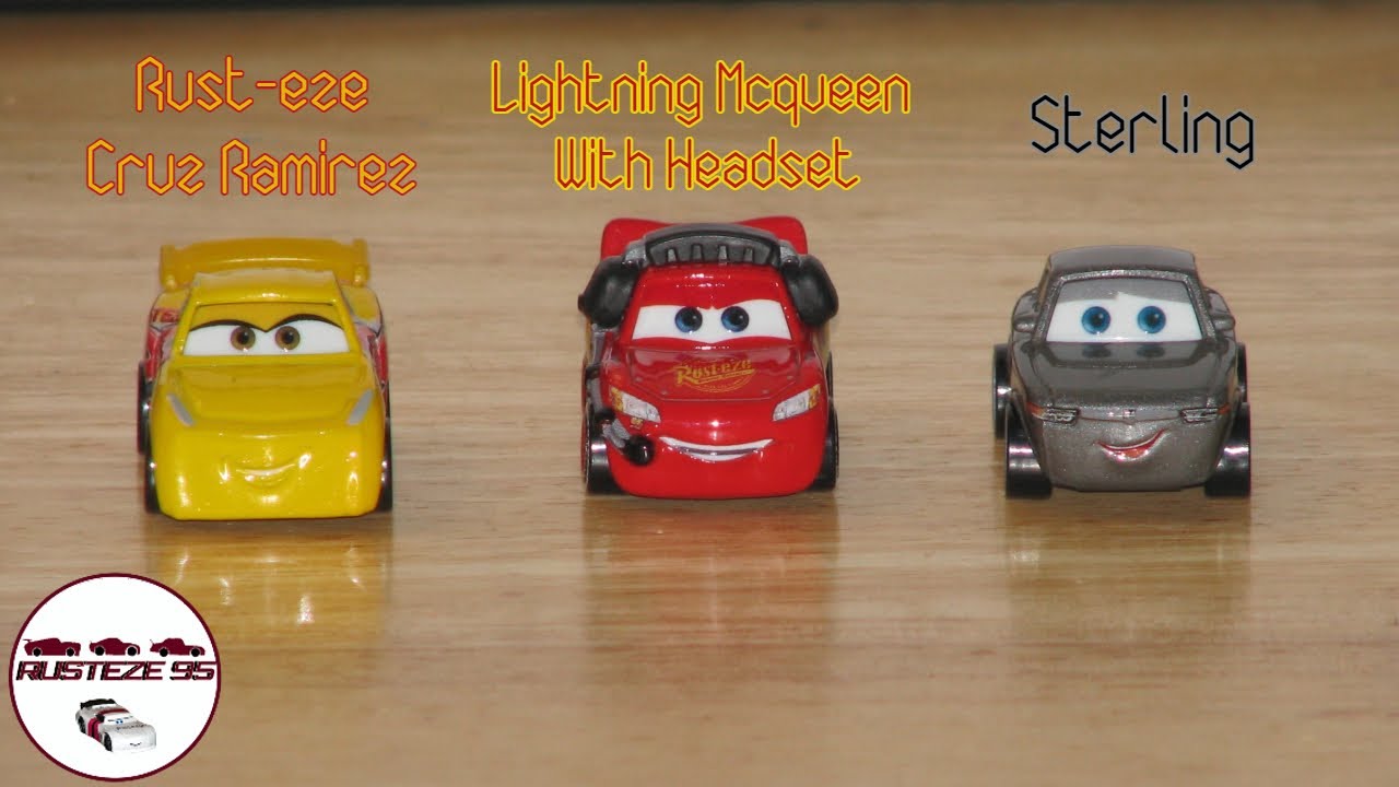 Pixar Cars 3 2024 Mini Racers 3 Pack - Review (Rust-eze Cruz Ramirez ...