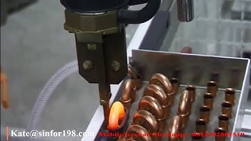 Induction Brazing of Heat Exchanger Tubes with a Robot----Sinfor