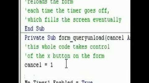 That annoying program tutorial, pt. 2