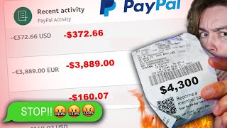 Paypal Scammer Watches As I Spend ALL His Money