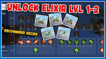 Unlock Elixir Lvl 1-2 Recommend Recipe Elixir Exp| Utopia: Origin