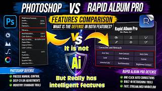 Photoshop vs Rapid Album Pro Feature Comparison |🔥 Photoshop Users Must Watch 🔥| AI Feature
