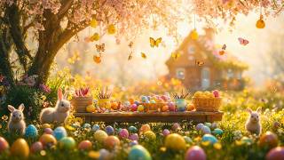 Cozy Easter Bunny Jazz 🐰 Spring Garden Ambience 🌸 Relaxing Jazz Music & Peaceful Morning Vibes