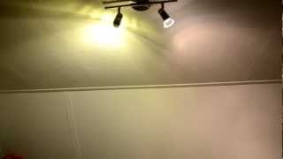 gu10 4w 320 350lm warm white led light bulb vs 50w halogen