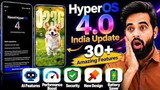 OMG HyperOS 4.0 India Update 30+ Premium Features, Ai Features, 1st Look, Amazing Animation, India