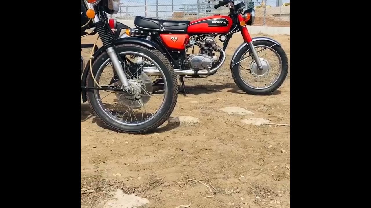 1974 Honda CB200 and a 1971 Honda CB175