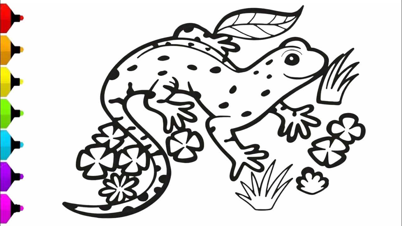 How to Draw a Lizard | Easy Lizard Drawing Step by Step Tutorial