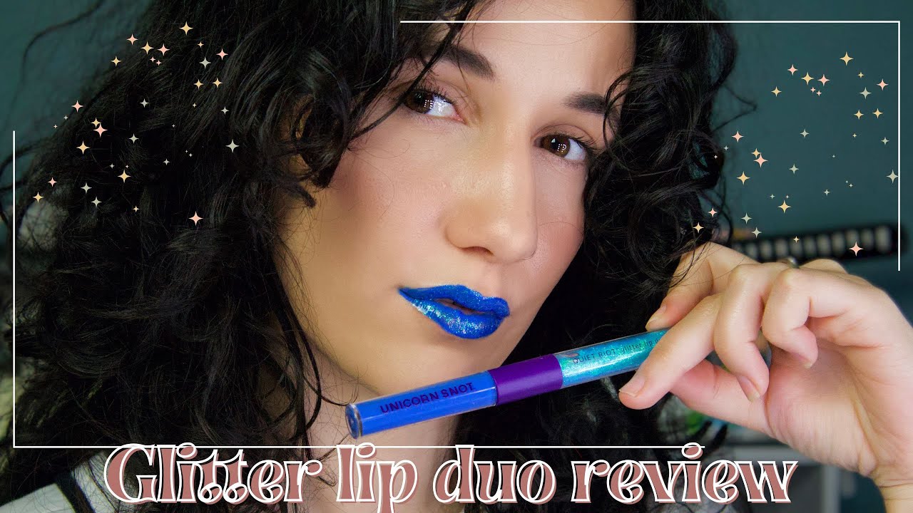 Glitter Lips? Testing Unicorn Snot's new Quiet Riot Glitter Lip Duo