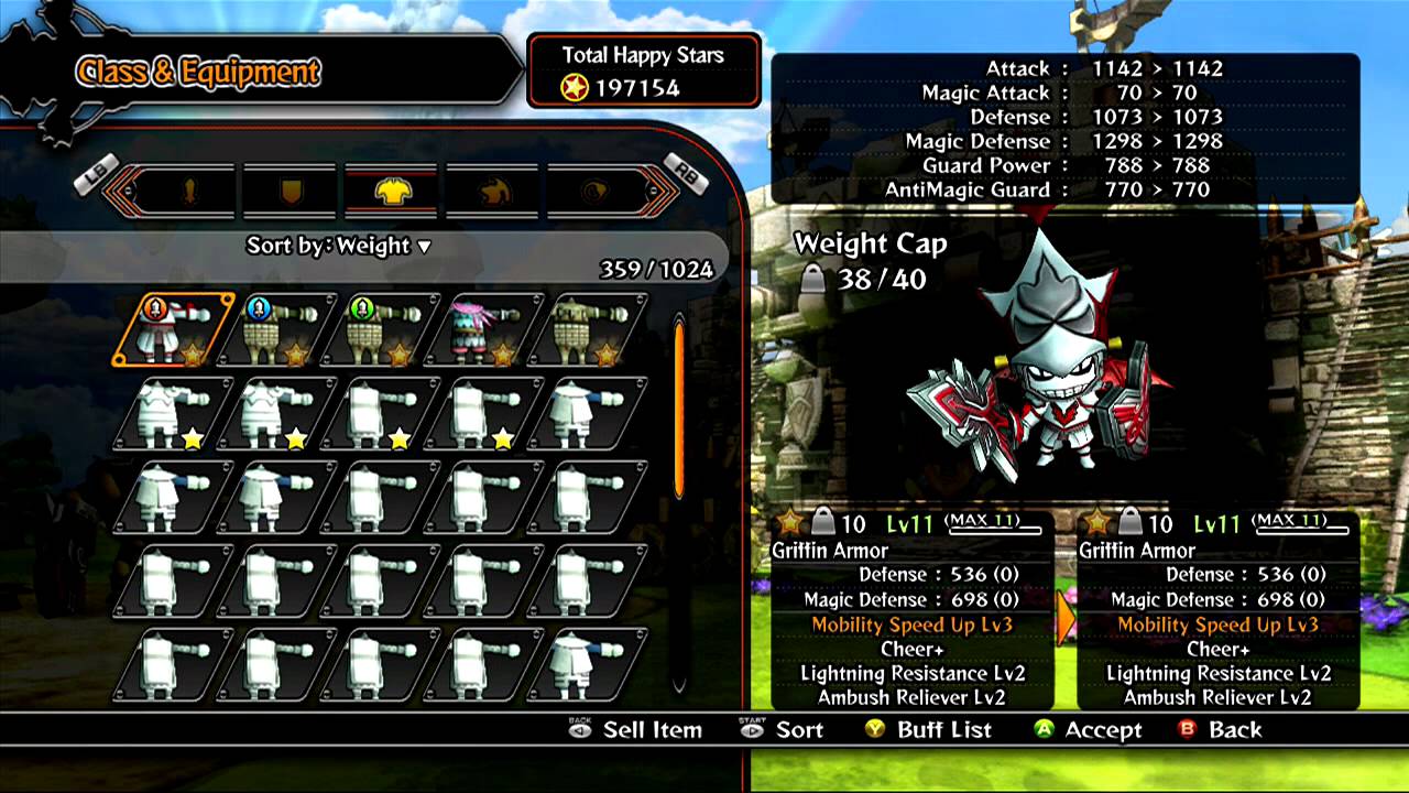 happy wars new warrior gear (griffin set)