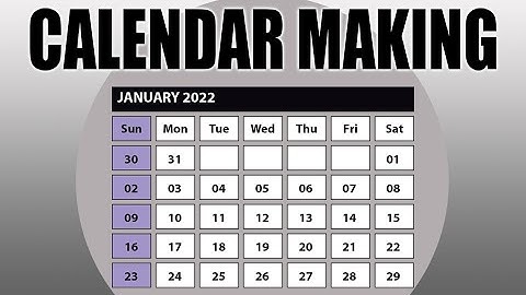 Adobe Illustrator (Calendar)