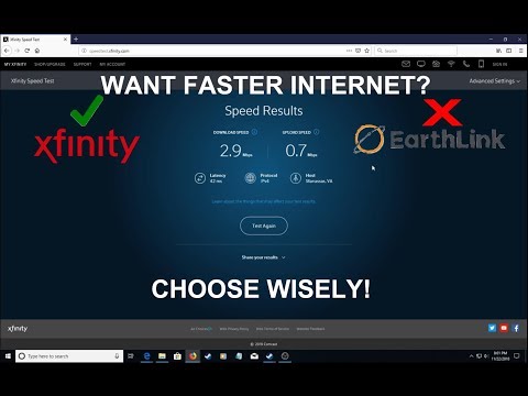 Switching from Earthlink to Xfinity Part 1 - Final Earthlink Speed Test