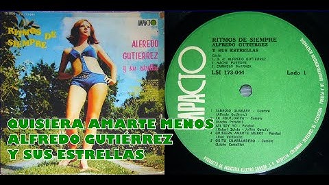 QUISIERA AMARTE MENOS ALFREDO GUTIÉRREZ