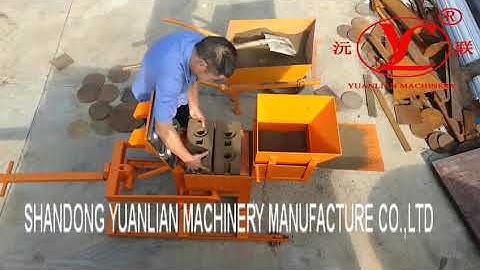 China made qmr 2-40 clay brick making machine soil earth compressed block moulding machine