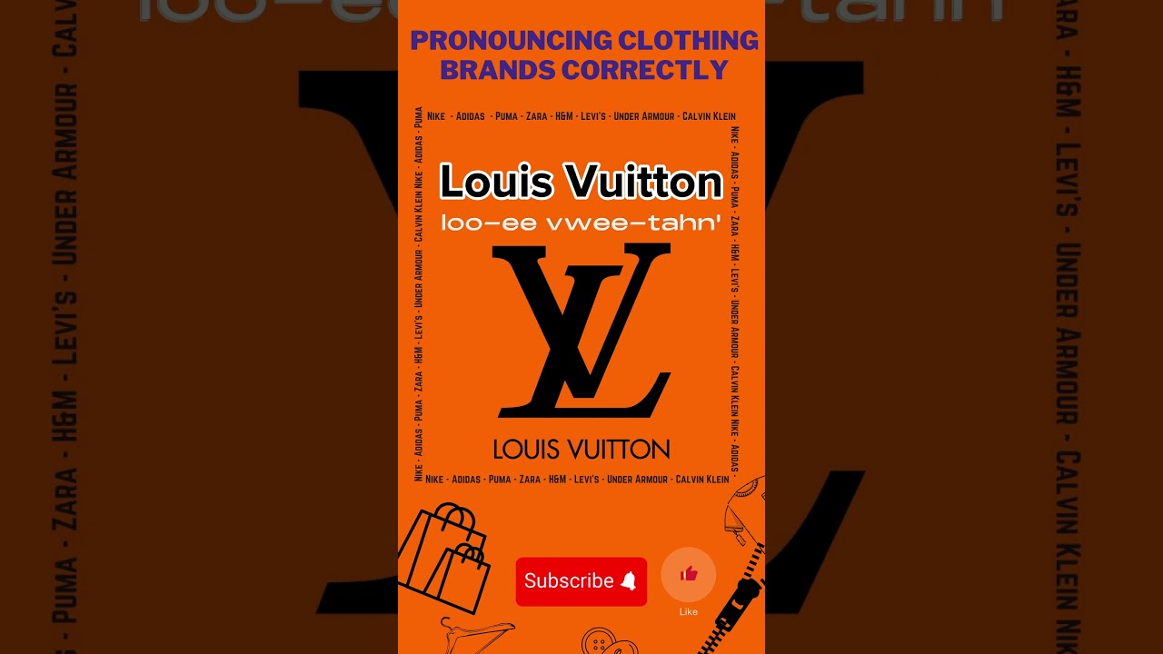 How to pronounce CLOTHING BRANDS correctly