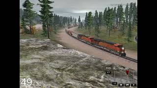 BNSF ES44AC Grain Train Trainz 3