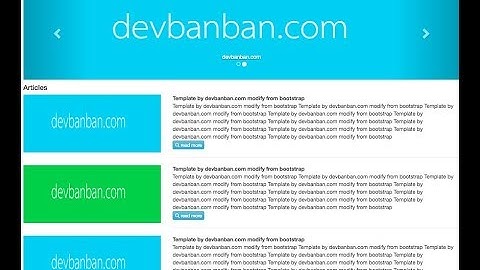 Free Template website html + bootstrap3  แจก code ตัวอย่าง