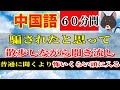 【中国語６０分リスニング】やれば分かる！散歩+聞き流しが最強/中国語ネイティブフレーズまとめ