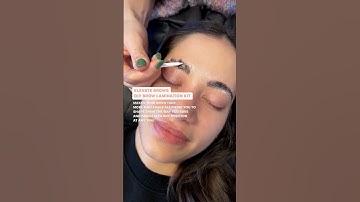 Brow Lamination MISCONCEPTION! #browlamination #Elevatebrows #brows #browtips #shorts #browtutorial