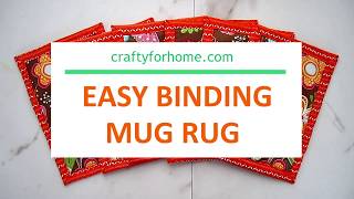 Easy Binding Mug Rug