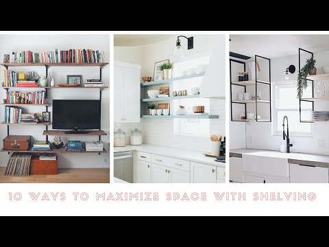 10 Ways to Maximize Storage Space With Shelving