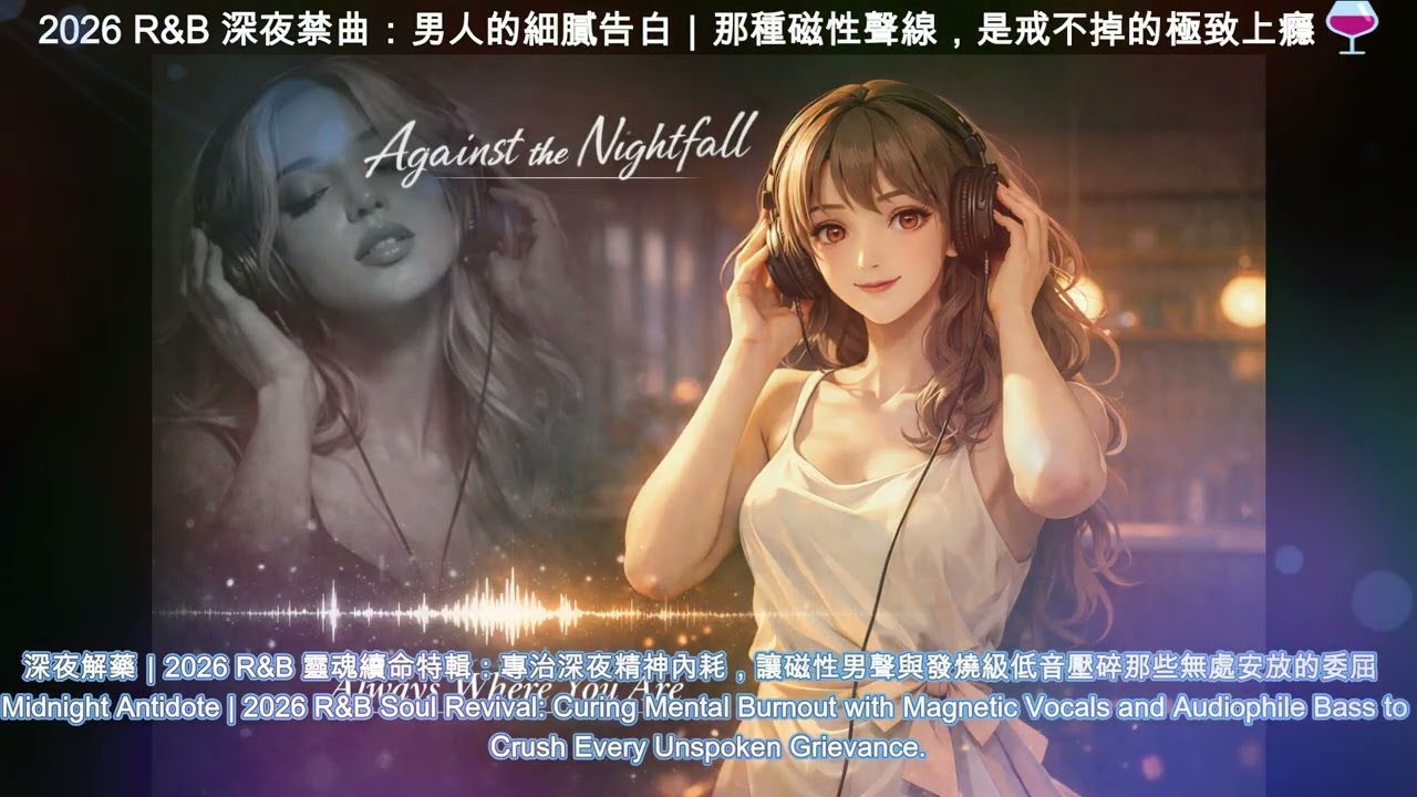 2026 R&B 深夜禁曲：男人的細膩告白｜那種磁性聲線，是戒不掉的極致上癮 🍷