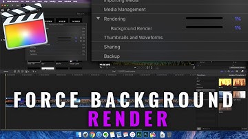 How to Force Background Render in Final Cut Pro X