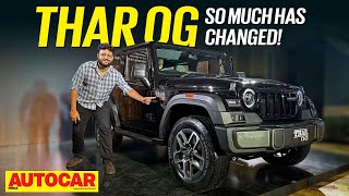 New Mahindra Thar OG - All details on design, features and price | Walkaround | Autocar India screenshot 1