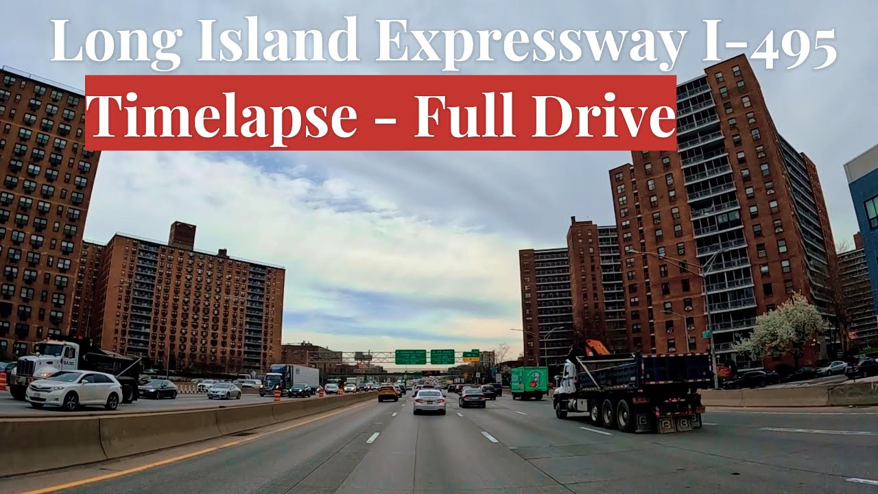 Experience Long Island Expressway in Stunning 4K - YouTube