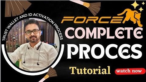 Meta Force Complete Process . A to Z Tutorial . Trust Wallet Setting | ID Activation #metaforce