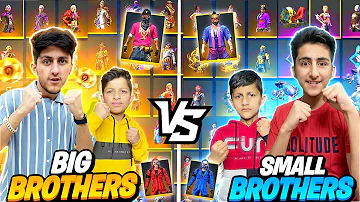RICHEST COLLECTION WAR 😍 BROTHERS VS BROTHERS - GARENA FREE FIRE