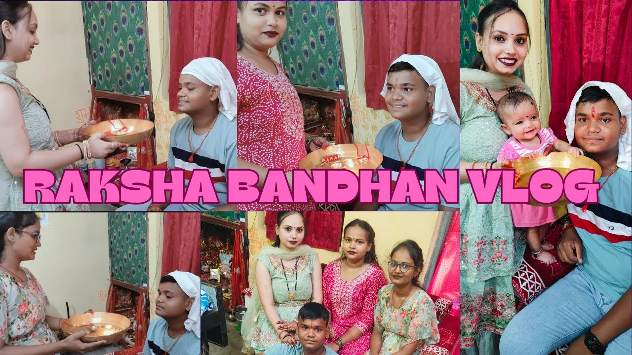#vlog54 Raksha Bandhan vlog ️Humari babu ka first rakshabandhan 🥰 ...