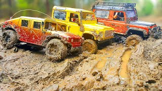 RC Cars MUD OFF Road — Land Rover Defender 90 and Hummer H1 — RC Extreme Pictures screenshot 3