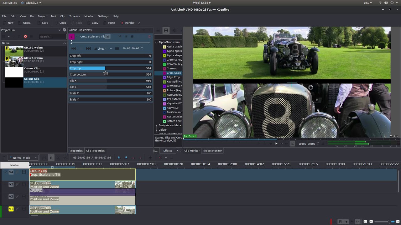 Kdenlive V19 Tutorial: How To Make Horizontal Split Screen Video Clips. Kdenlive V19 Tutorial: How To Make Horizontal Split Screen Video Clips.
