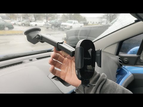 Auto Clamping Mount! Florington Smart Sensor Car Wireless Charger REVIEW!