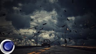 How To Animate Flying Objects In Storm In Cinema 4D Inspired by Andrew Kramer In NAB Show 2020 Wealth