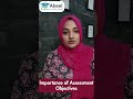 Importance of Assessment Objectives - Miss Irha Junaid