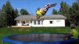 trampoline tricks part 1