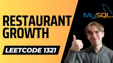 1321. Restaurant Growth - LeetCode SQL Solution