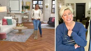 Belle by Kim Gravel TripleLuxe Denim Heart to Heart Jean on QVC