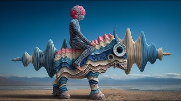 Cosmic Audio Spectrum | Surreal AI Music Video