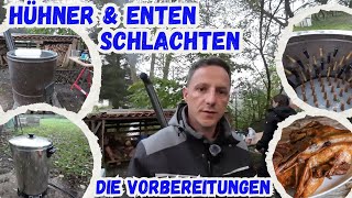Hühner Und Enten Schlachten - Die Vorbereitung