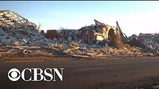 Tornadoes tear through six states, killing at least 80 people