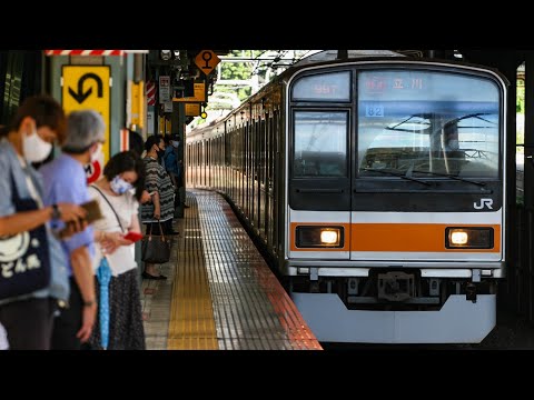 中央線209系1000番台 四ツ谷到着