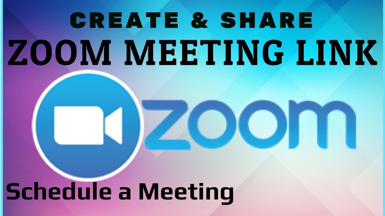 How To Create Zoom Meeting Link | Schedule a Meeting | Share Meeting