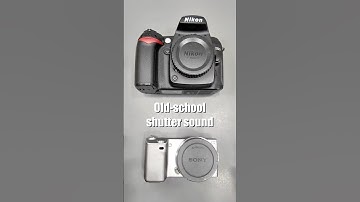 Old cameras have the best shutter sounds